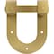 Ekena Millwork Premium Horseshoe Roller Hanger w/ Bolts for Barn Door for 1 3/8" Doors, Jacob's Gold GB60013R2JG - alternate 2